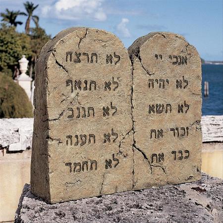 Design Toscano Ten Commandments Sculptural Tablet DB43010